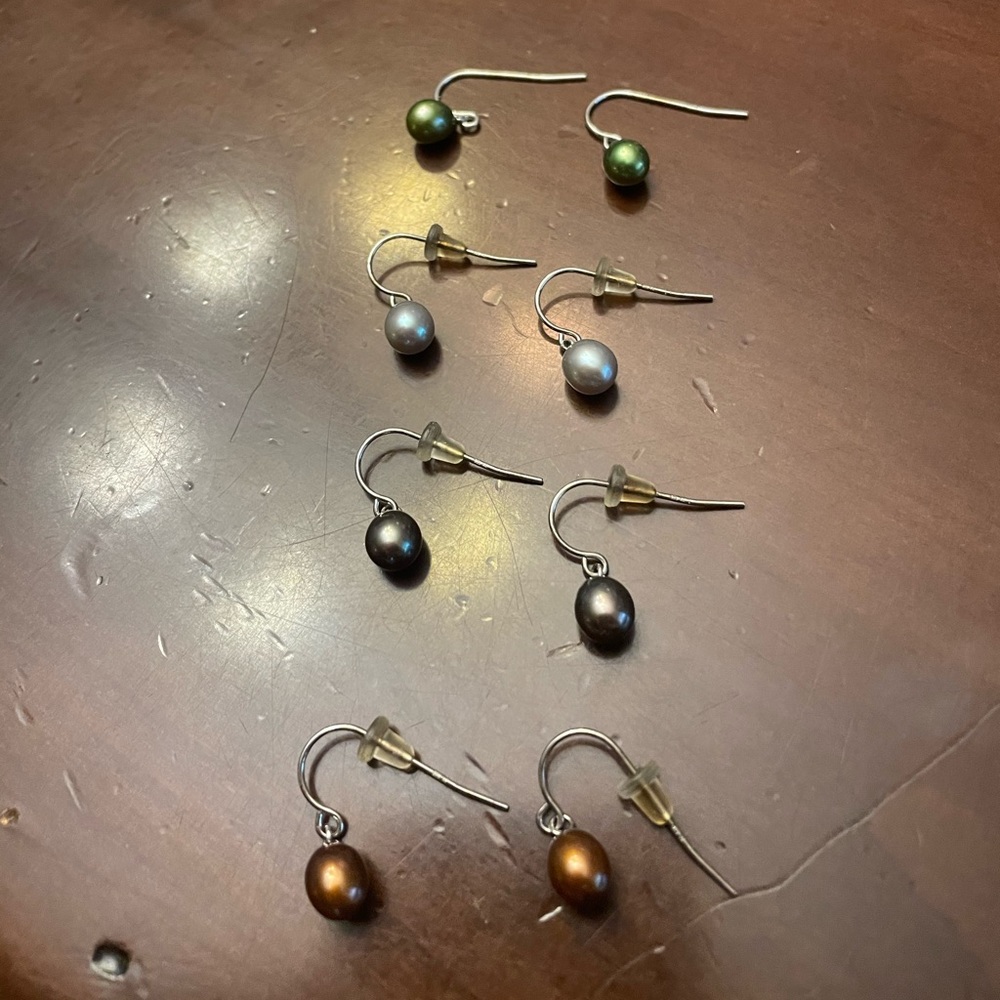 Honora Freshwater Pearl & Stainless Earrings